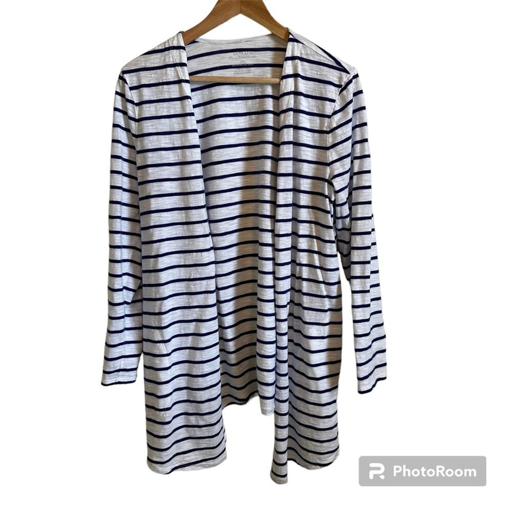 Chicos women’s sweater size 1‎ white and blue